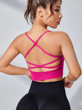  | SHEIN Crisscross Back Sports Bra | Sports Bra | Shein | OneHub