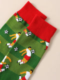  | Shein Soccer & Figure Graphic Crew Socks | Socks | Shein | OneHub