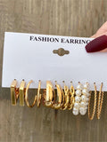 Shein 6pairs Faux Pearl Decor Earrings