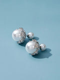  | Shein Faux Pearl Decor Earring Jackets | Earrings | Shein | OneHub