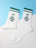  | Shein Men Slogan Graphic Crew Socks | Socks | Shein | OneHub