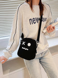 SHEIN Mini Cartoon Graphic Crossbody Bag