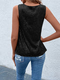  | SHEIN Draped Collar Sequin Blouse | Top | Shein | OneHub