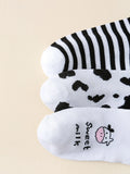  | Shein Striped & Cow Pattern Ankle Socks | Socks | Shein | OneHub