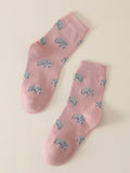  | Shein Elephant Pattern Crew Socks | Socks | Shein | OneHub