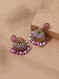  | SHEIN Bead Tassel Jhumka Drop Earrings | Earrings | Shein | OneHub