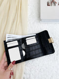 SHEIN Crocodile Embossed Small Wallet