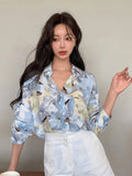  | SHEIN DAZY Floral Print Drop Shoulder Shirt | Blouse | Shein | OneHub