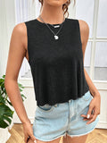 SHEIN EZwear Solid Tank Top