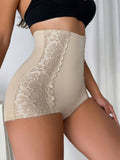  | SHEIN Contrast Lace High Waisted Shapewear Panty | Lingerie | Shein | OneHub