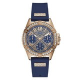  | Guess Lady Frontier Blue Silicone Strap Blue Dial Quartz Watch for Ladies - W1160L3 | Watches | Guess | OneHub