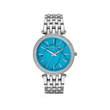  | Michael Kors Darci Silver Stainless Steel Turquoise Dial Quartz Watch for Ladies - MK3403 | Watches | Michael Kors | OneHub