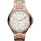  | Michael Kors Camille Rose Gold Stainless Steel Rose Gold Dial Chronograph Quartz Watch for Ladies - MK5757 | Watches | Michael Kors | OneHub