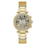  | Guess Solstice Gold Stainless Steel Gold Dial Chronograph Quartz Watch for Ladies - GW0403L2 | Watches | Guess | OneHub