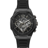  | Guess Momentum Black Silicone Strap Black Dial Chronograph Quartz Watch for Gents - GW0263G4 | Watches | Guess | OneHub