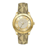  | Michael Kors Runway Gold Leather Strap Gold Dial Quartz Watch for Ladies - MK6999 | Watches | Michael Kors | OneHub