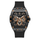  | Guess Phoenix Black Silicone Strap Black Dial Quartz Watch for Gents - GW0203G8 | Watches | Guess | OneHub