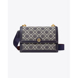  | Tory Burch-T monogram Jacquard Shoulder Bag In Navy - 152299 | Handbags | Tory Burch | OneHub