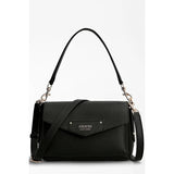  | Guess Brenton Synthetic Crossbody Bag In Black - HWESB8-39019 | Handbags | Guess | OneHub