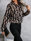  | Shein Allover Print Notched Neck Blouse | Blouse | Shein | OneHub