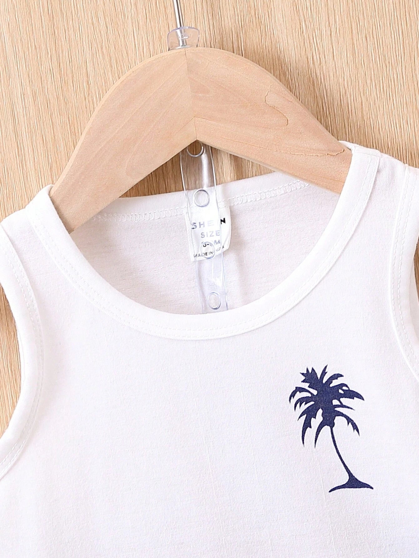  | SHEIN Baby Boy Coconut Tree Print Tank Top & Shorts | Dress | Shein | OneHub