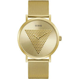  | Guess Imprint Gold Stainless Steel Gold Dial Quartz Watch for Gents - GW0049G1 | Watches | Guess | OneHub