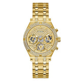  | Guess Heiress Gold Stainless Steel Gold Dial Chronograph Quartz Watch for Ladies - GW0440L2 | Watches | Guess | OneHub