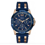  | Guess Delta Blue Silicone Strap Blue Dial Quartz Watch for Gents - GW0051G3 | Watches | Guess | OneHub