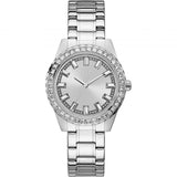  | Guess Sparkler Silver Stainless Steel Silver Dial Quartz Watch for Ladies - GW0111L1 | Watches | Guess | OneHub