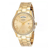  | Guess Connoisseur Gold Stainless Steel Gold Dial Quartz Watch for Gents - GW0265G2 | Watches | Guess | OneHub