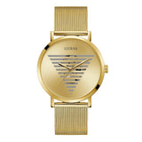  | Guess Idol Gold Mesh Bracelet Gold Dial Quartz Watch for Gents - GW0502G1 | Watches | Guess | OneHub