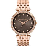  | Michael Kors Darci Rose Gold Stainless Steel Brown Dial Quartz Watch for Ladies - MK-3217 | Watches | Michael Kors | OneHub