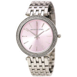  | Michael Kors Darci Silver Stainless Steel Pink Dial Quartz Watch for Ladies - MK-3352 | Watches | Michael Kors | OneHub