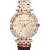 Michael Kors Darci Rose Gold Stainless Steel Rose Gold Dial Quartz Watch for Ladies - MK-3192