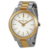  | Michael Kors Slim Runway Two-tone Stainless Steel White Dial Quartz Unisex Watch - MK-3198 | Watches | Michael Kors | OneHub