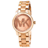  | Michael Kors Slim Runway Rose Gold Stainless Steel Rose Gold Dial Quartz Watch for Ladies - MK-3334 | Watches | Michael Kors | OneHub