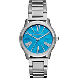  | Michael Kors Hartman Silver Stainless Steel Blue Dial Quartz Watch for Ladies - MK-3519 | Watches | Michael Kors | OneHub