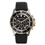  | Michael Kors Everest Black Silicone Strap Black Dial Chronograph Quartz Watch for Gents - MK-8366 | Watches | Michael Kors | OneHub