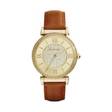  | Michael Kors Catlin Brown Leather Strap Dial Quartz Watch for Ladies - MK-2375 | Watches | Michael Kors | OneHub