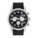  | Michael Kors Scout Black Silicone Strap Black Dial Chronograph Quartz Watch for Gents - MK-8040 | Watches | Michael Kors | OneHub