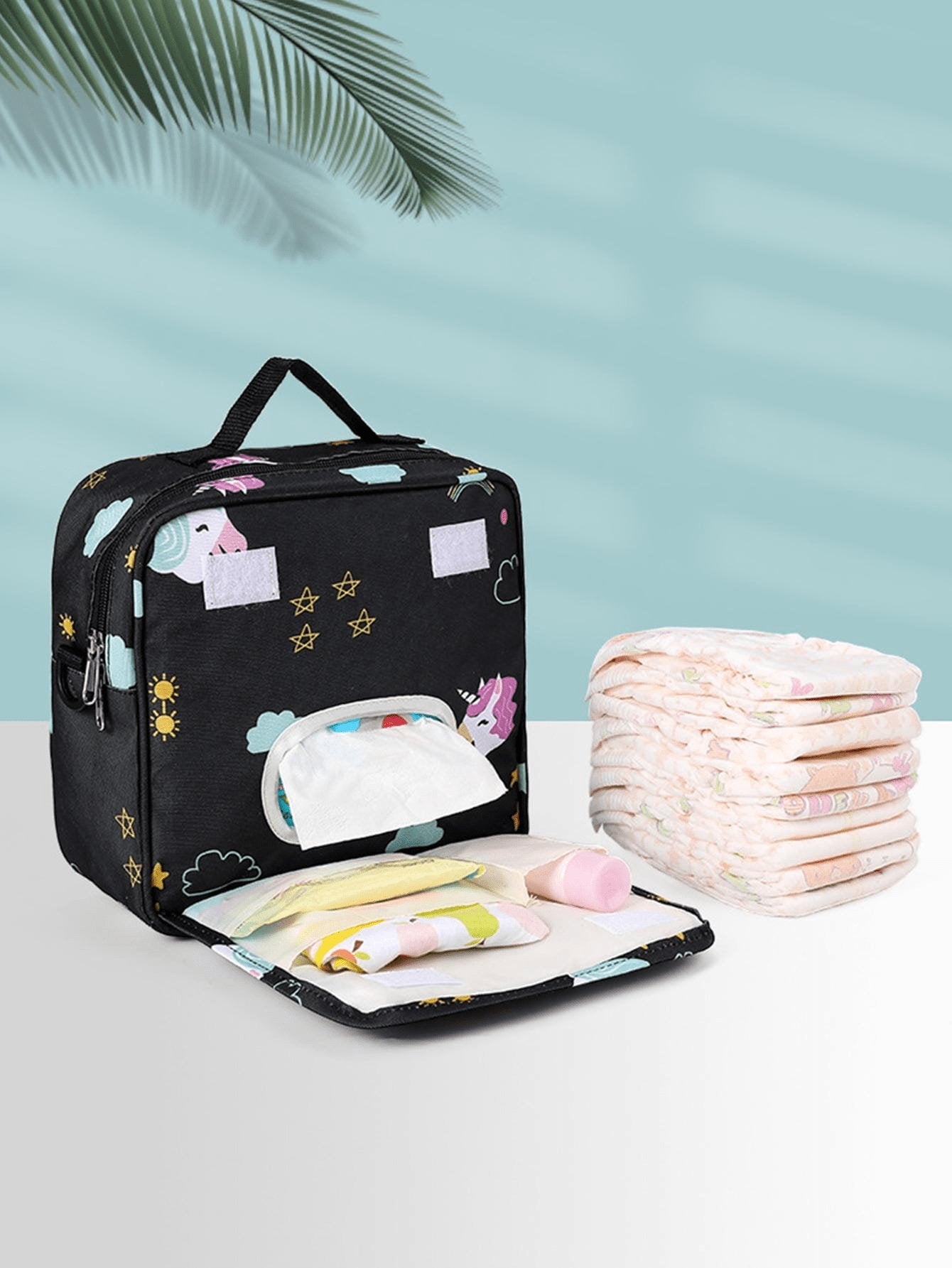  | SHEIN Portable Diaper Bag For Baby, Waterproof Nappy Storage Bag, Shoulder Bag For Mom | Bags | Shein | OneHub