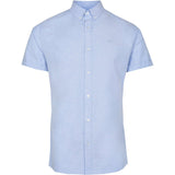 River Island Oxford Muscle Fit Short Sleeve Shirt