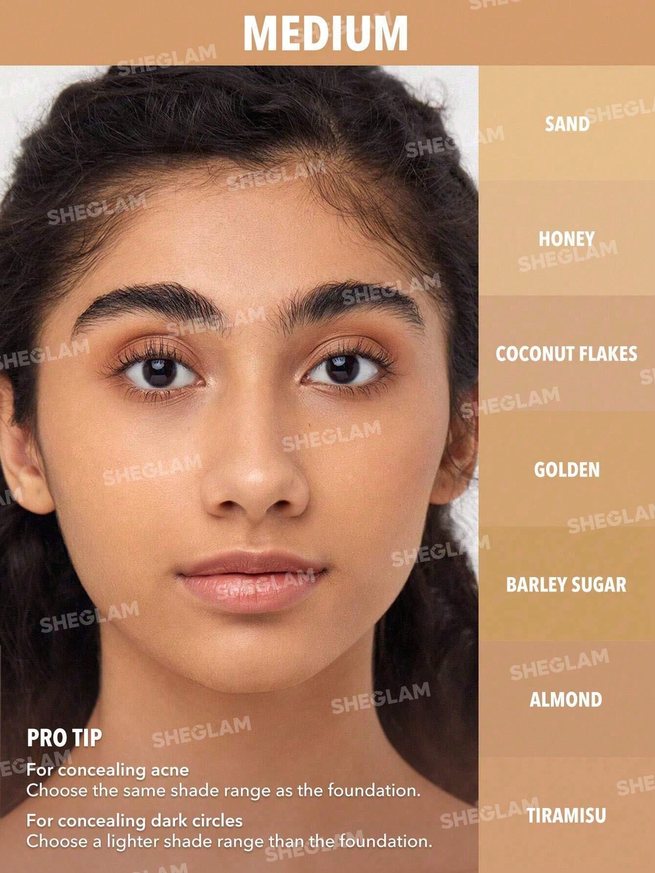  | SHEIN SHEGLAM Like Magic 12hr Full Coverage Concealer | Brush | SheGlam | OneHub