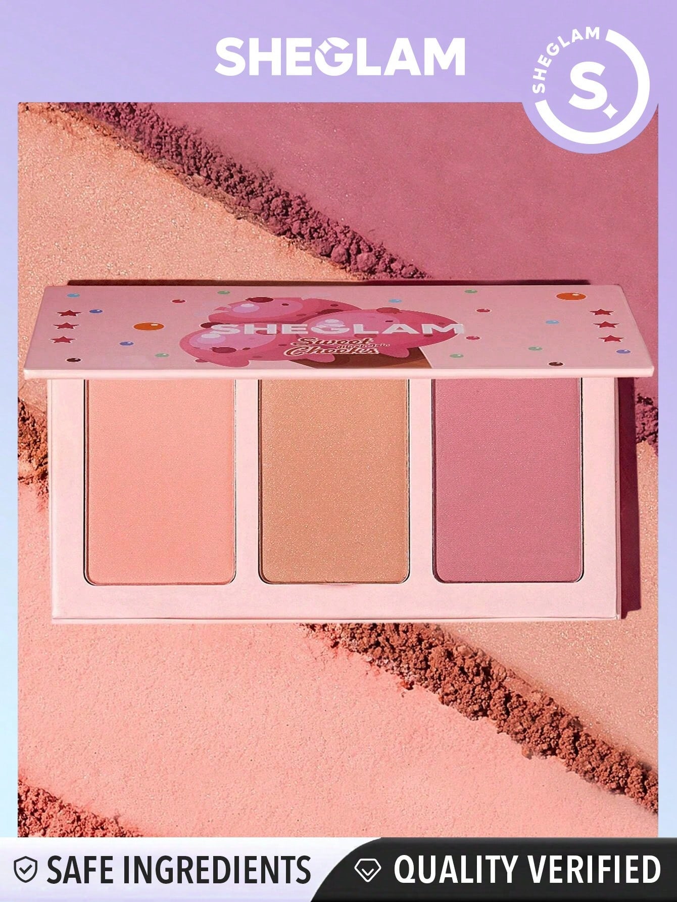  | SHEIN SHEGLAM Sweet Cheeks Blush Trio | Brush | SheGlam | OneHub