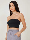  | SHEIN BASICS 2 Pack Crop Tube Top | Top | Shein | OneHub