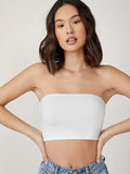  | SHEIN BASICS 2 Pack Crop Tube Top | Top | Shein | OneHub