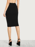  | Shein Elasticized High-Rise Pencil Skirt | Skirt | Shein | OneHub