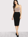  | Shein Elasticized High-Rise Pencil Skirt | Skirt | Shein | OneHub