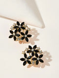  | Shein Flower Decor Stud Earrings 1pair | Earrings | Shein | OneHub