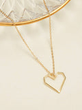 Shein Heart Decor Necklace